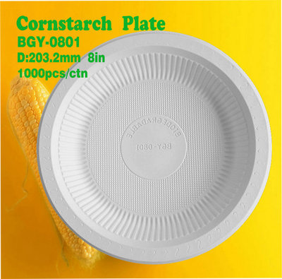 Cornstarch Plate 8inch