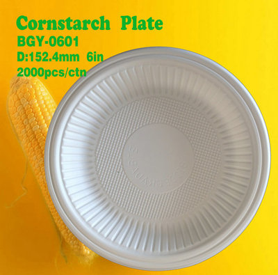 Cornstarch Plate 6inch